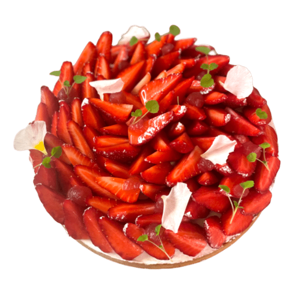 MOKKA Tarte aux fraises BIO Sans fonds