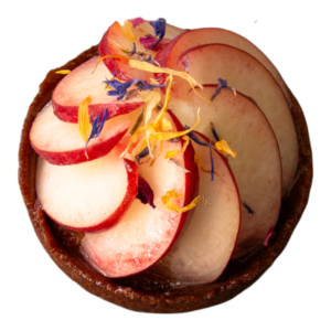 Peach tartlet